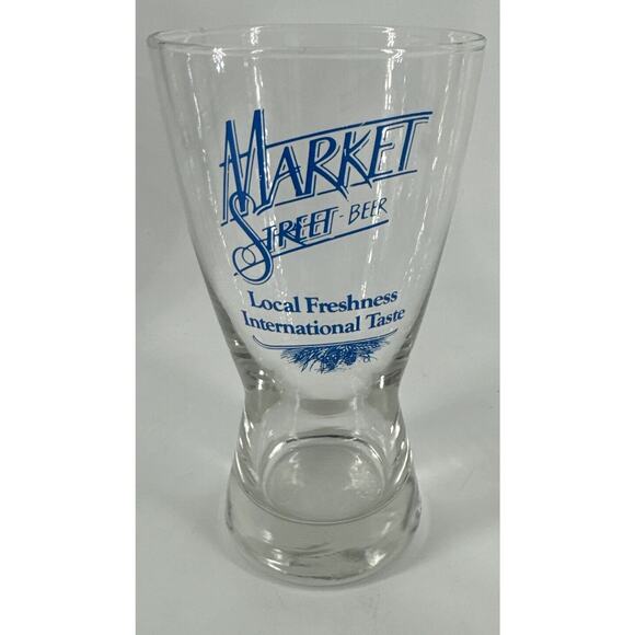 Beer Liquor Glasses Lot of 5 Market St Seagrams Kriek King Stefans FREE SHIPPING - Picture 5 of 16